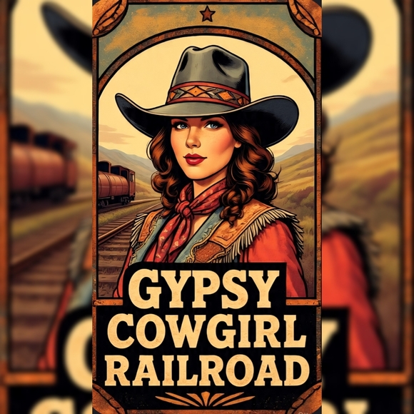 Tops - Gypsy Cowgirl Railroad BOHO WESTERN TRAIN